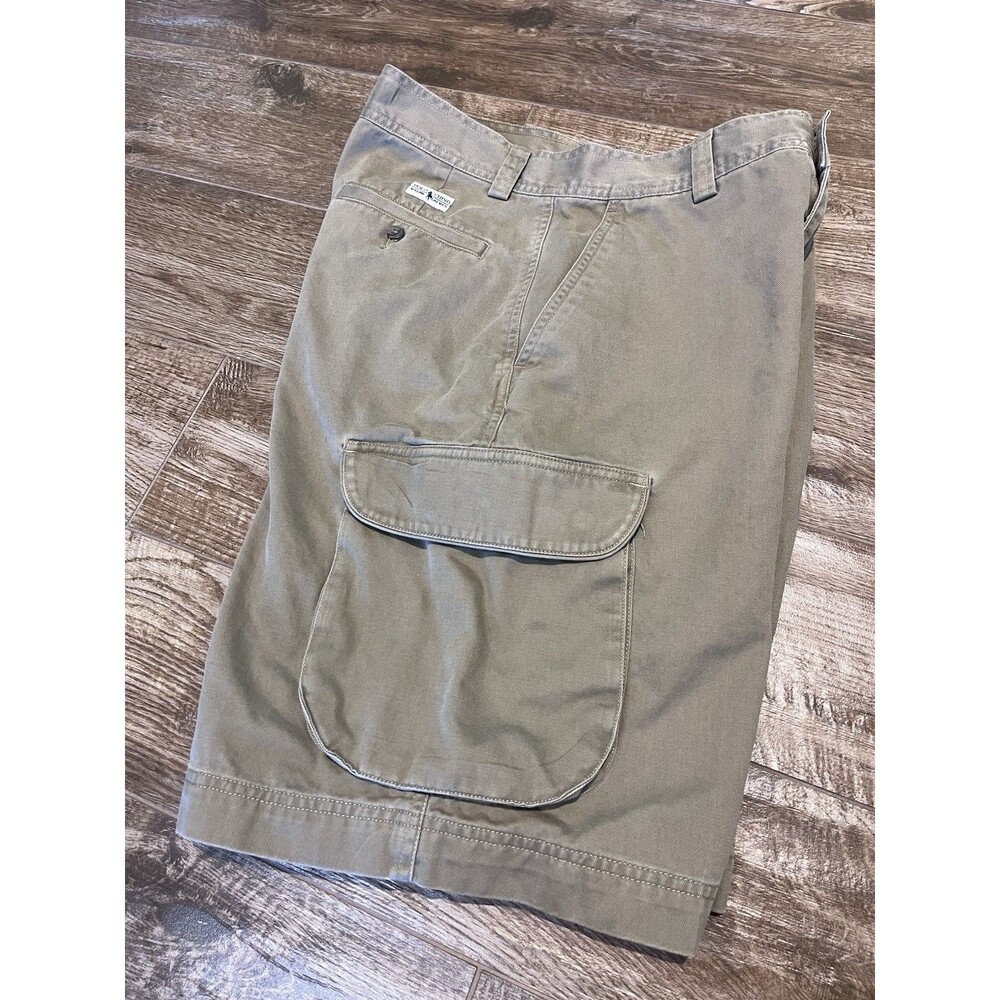 Vintage Polo Ralph Lauren Shorts Mens Size 30 Brown Cargo Utility Cotton Chino